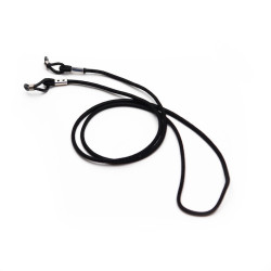 Snur pentru ochelari elastic, Negru, 67 cm