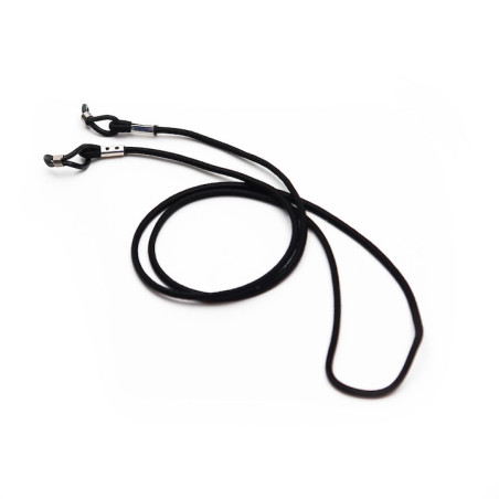 Snur pentru ochelari elastic, Negru, 67 cm