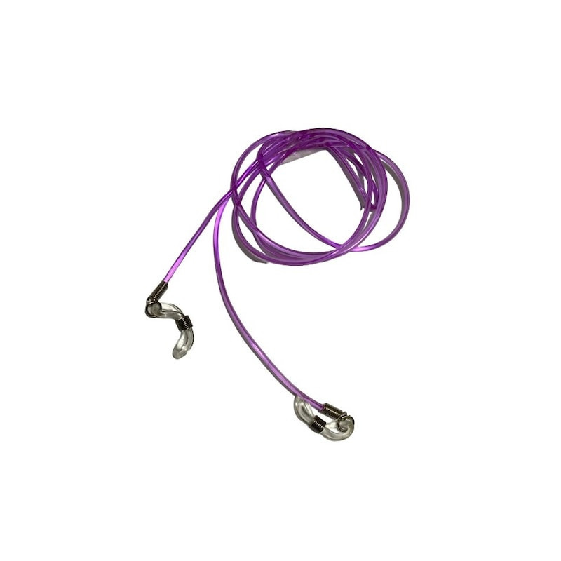 Snur pentru ochelari din silicon, Mov, 70 cm