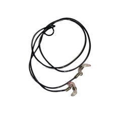 Snur pentru ochelari din silicon, Negru, 70 cm