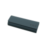 Toc pentru ochelari, Premium Case, Rigid, Metal, Piele ecologica, 15.6 x 6 x 3 cm, Verde