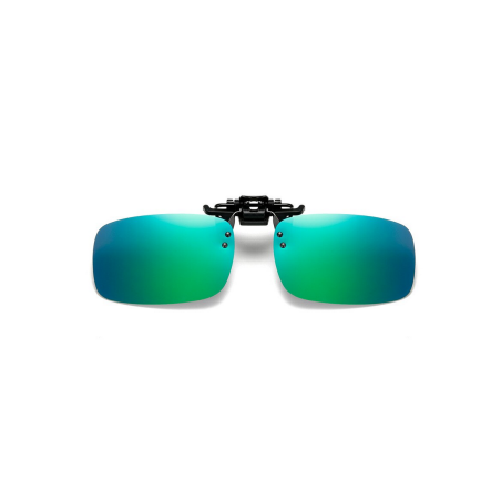 Lentile polarizate pentru ochelari de vedere, tip Clip On, Verde reflex