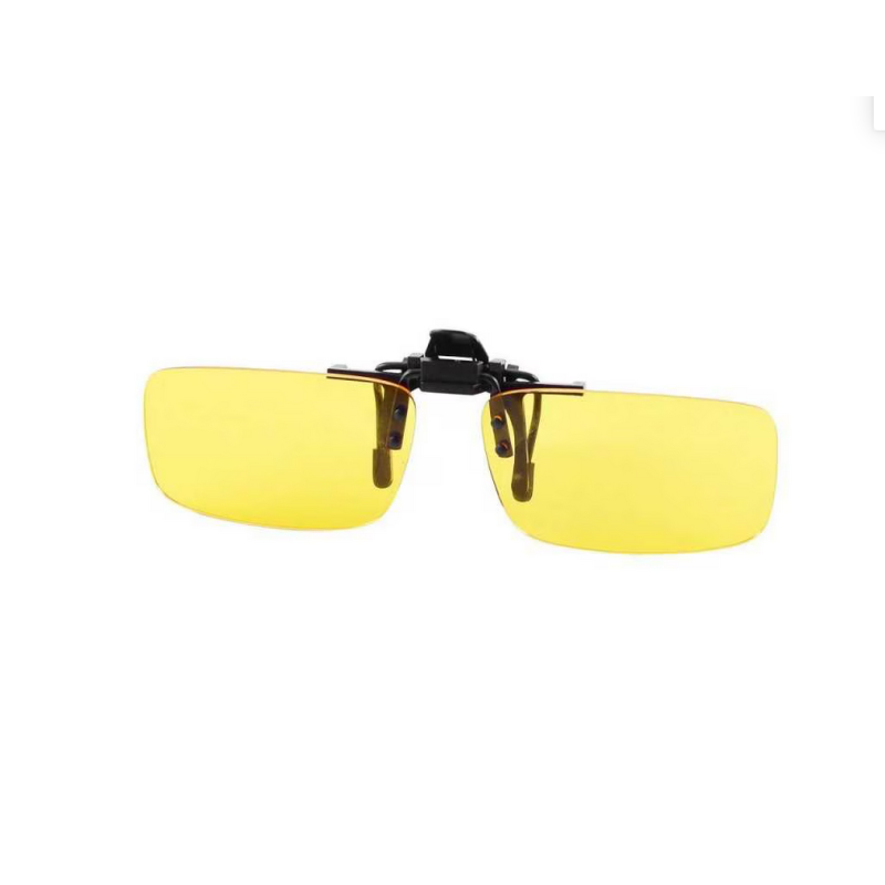 Lentile polarizate pentru ochelari de vedere, tip Clip On, Galben