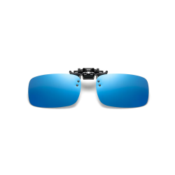 Lentile polarizate pentru ochelari de vedere, tip Clip On, Albastru