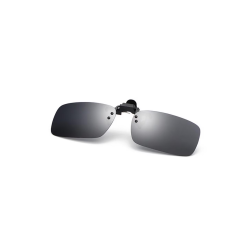 Lentile polarizate pentru ochelari de vedere, tip Clip On, Negru Oglinda