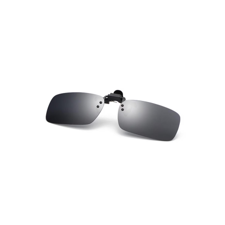 Lentile polarizate pentru ochelari de vedere, tip Clip On, Negru Oglinda