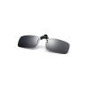 Lentile polarizate pentru ochelari de vedere, tip Clip On, Negru Oglinda