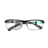 Ochelari de vedere cu lentile din plastic, rama metalica si balamale cu arcuri metalice P5011 Negru