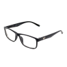 Ochelari de vedere cu lentile din plastic, rama plastic si balamale cu arcuri metalice MINUS Embo P5022 Negru