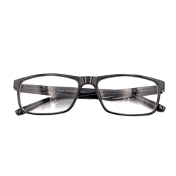Ochelari de vedere cu lentile din plastic, rama plastic si balamale cu arcuri metalice MINUS Embo P5022 Negru